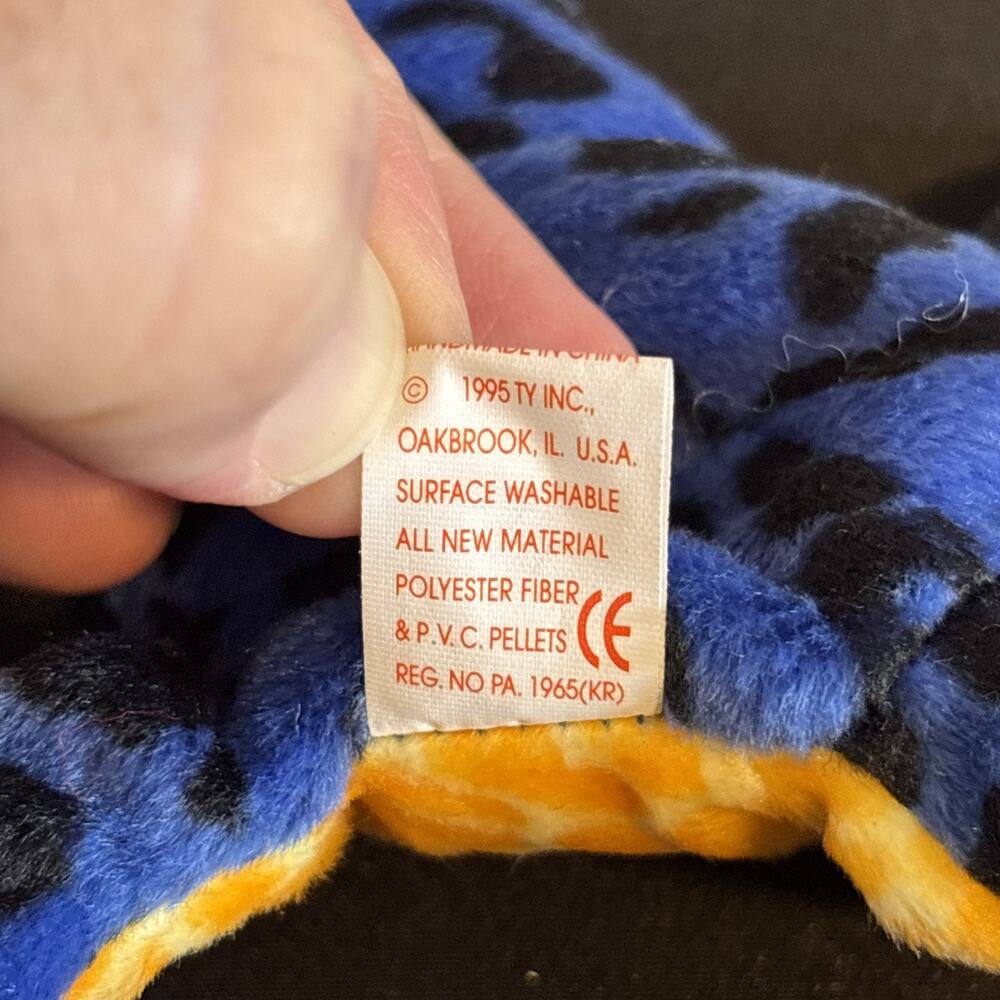 TY Beanie Baby - LIZZY the Lizard - DOB May 11, 1995 - Picture 7 of 7